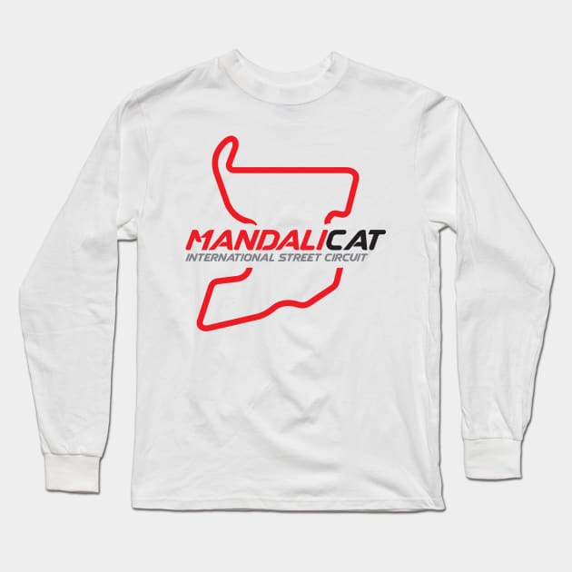 Mandalicat Circuit Long Sleeve T-Shirt by Cinestore Merch